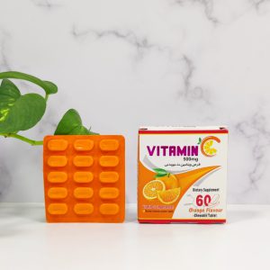 قرص جویدنی ویتامین C 500 میلی‌گرم دنیا دارو