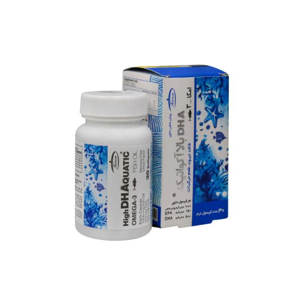 کپسول روغن ماهی حاوی DHA بالا آکواتیک کارن